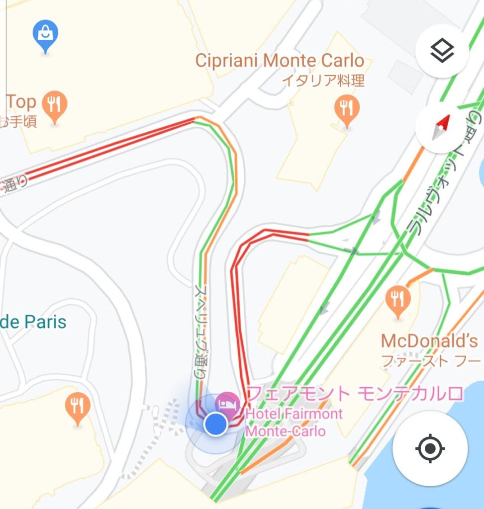 フランス モナコ レンタカーの旅５ F1モンテカルロ市街地コース Gonぷうdiary